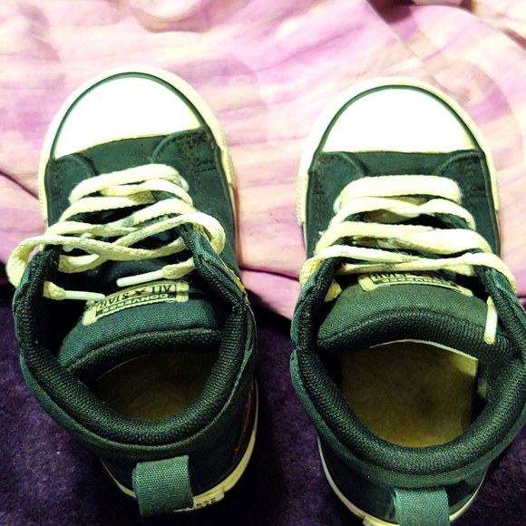 Converse All Stars with Flames - little boys 7 - Picture 4 of 9